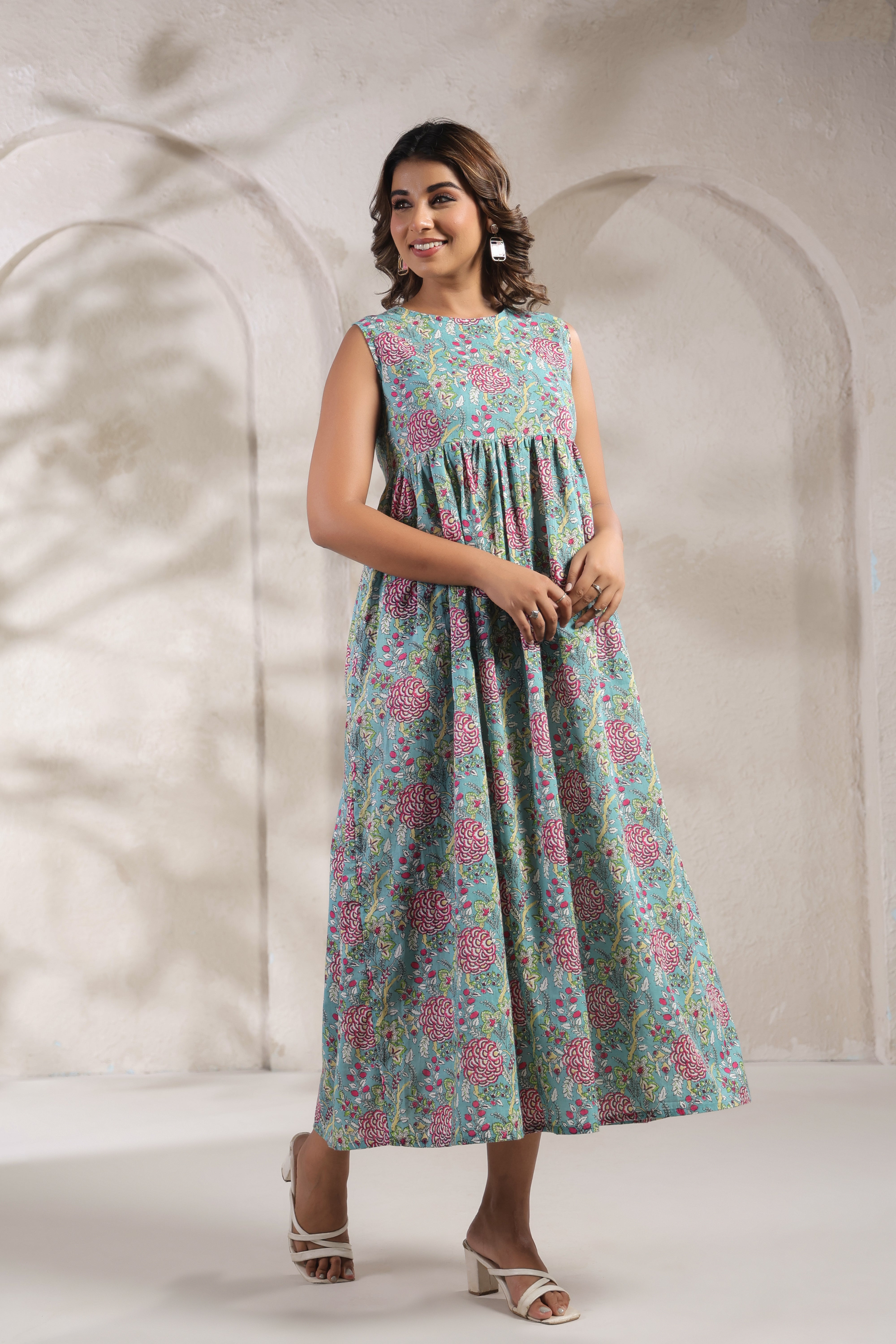 Vibrant Floral Printed Kurti