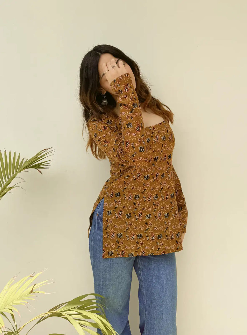 Fariha Boat Neck Kurti