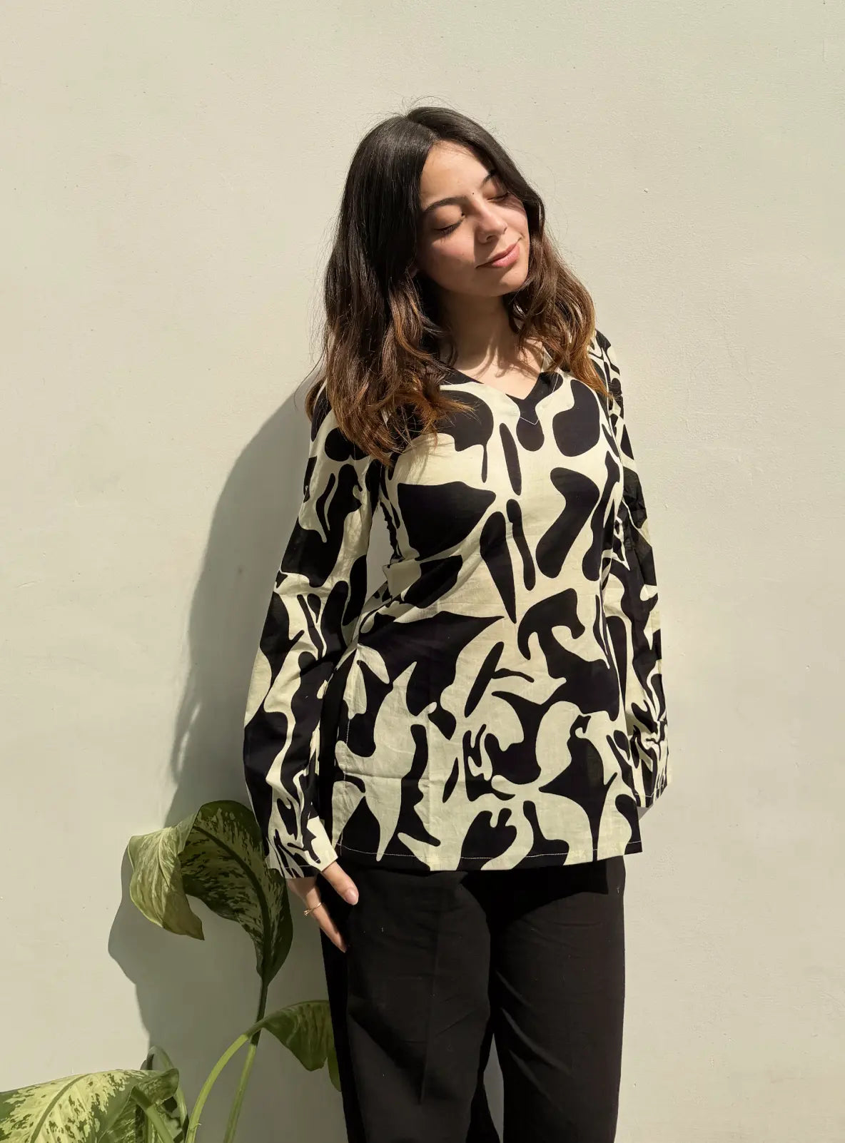 Haseen Bell Sleeves Kurti