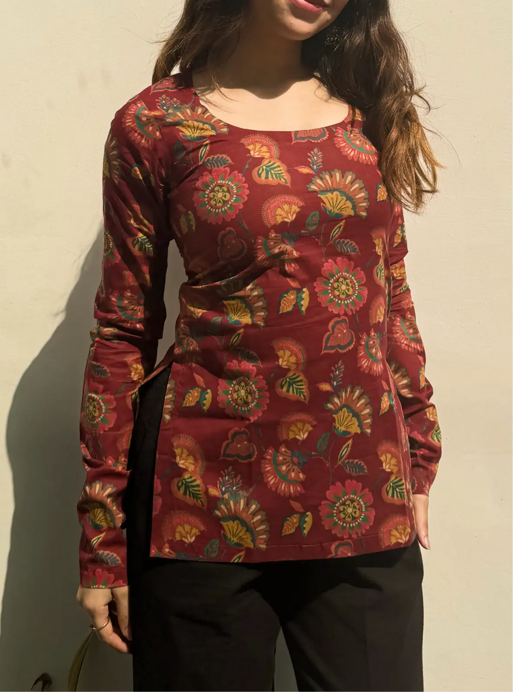 Madira Boat Neck Kurti
