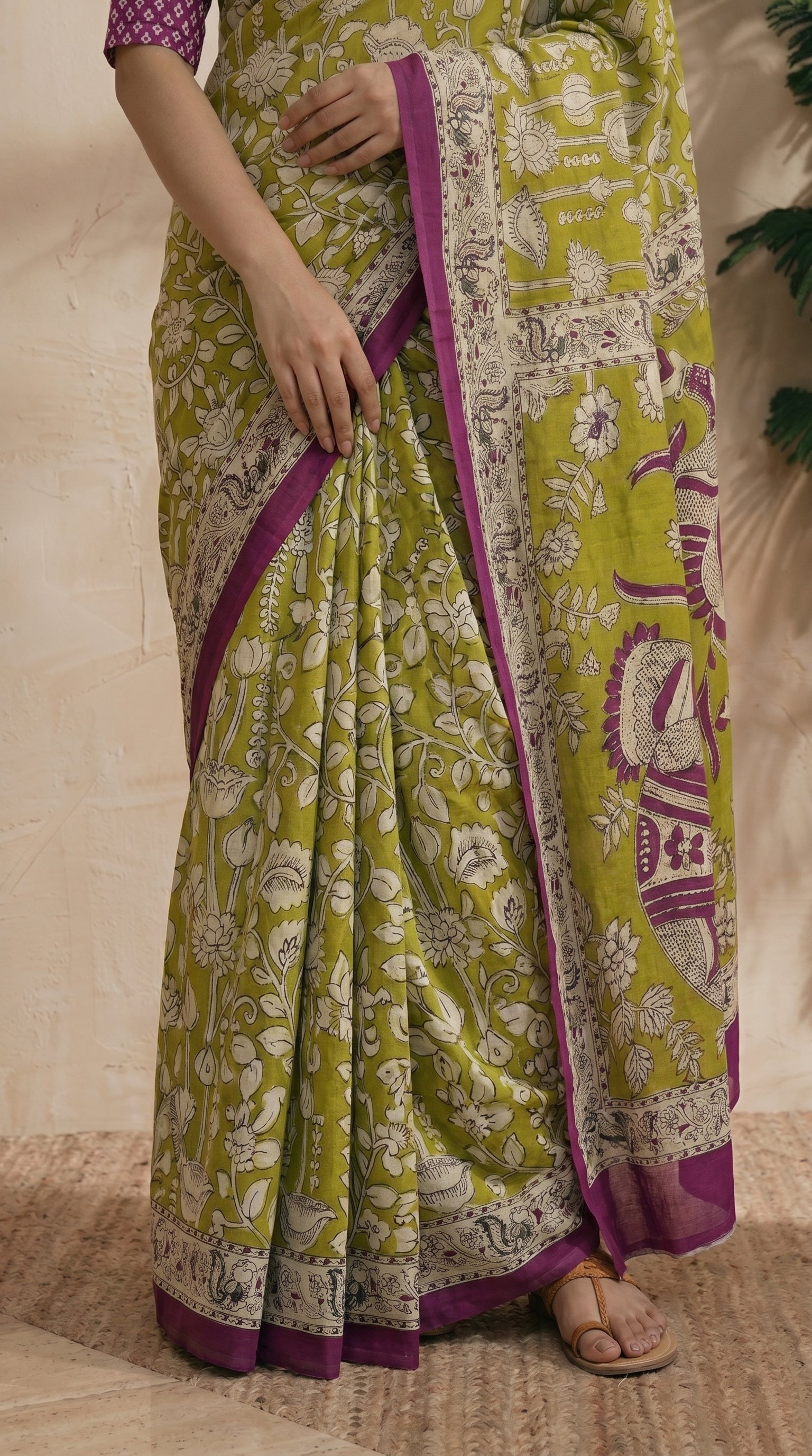 Light Green Saree