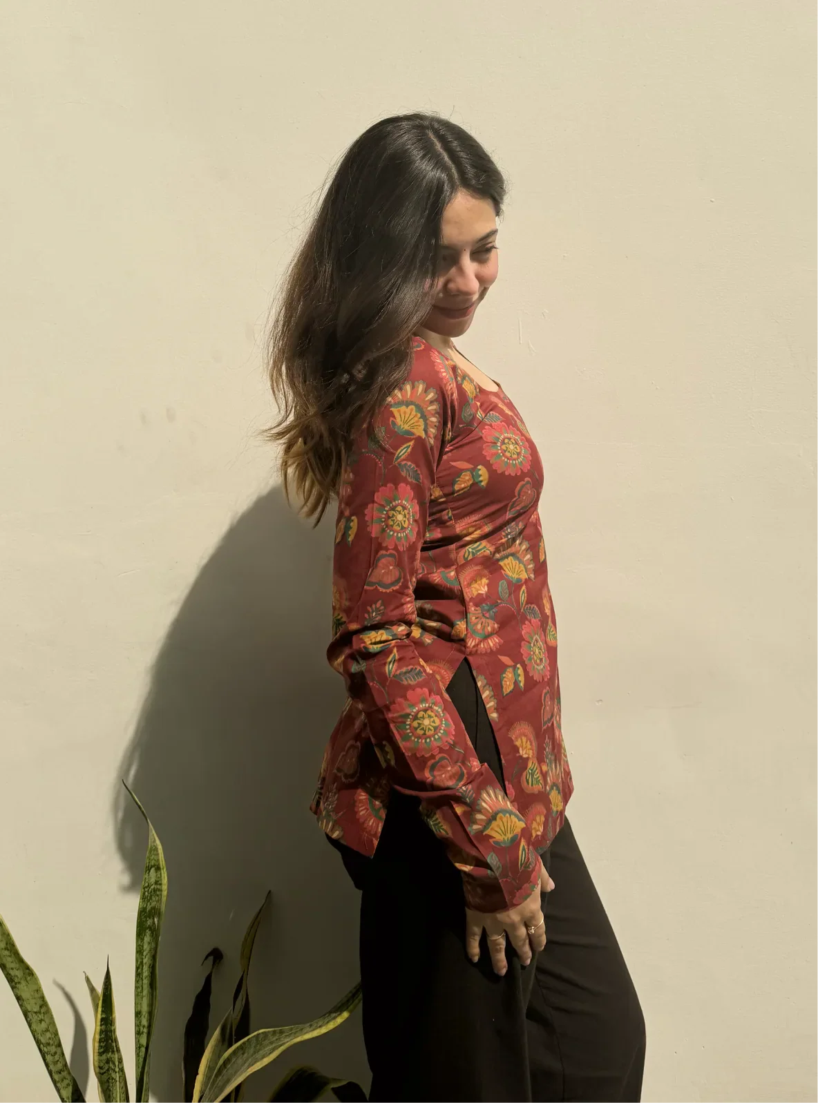 Madira Boat Neck Kurti