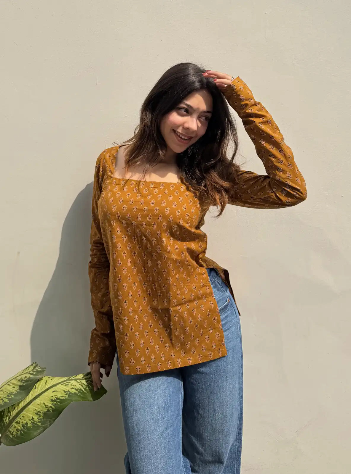 Yukta Square Neck Kurti