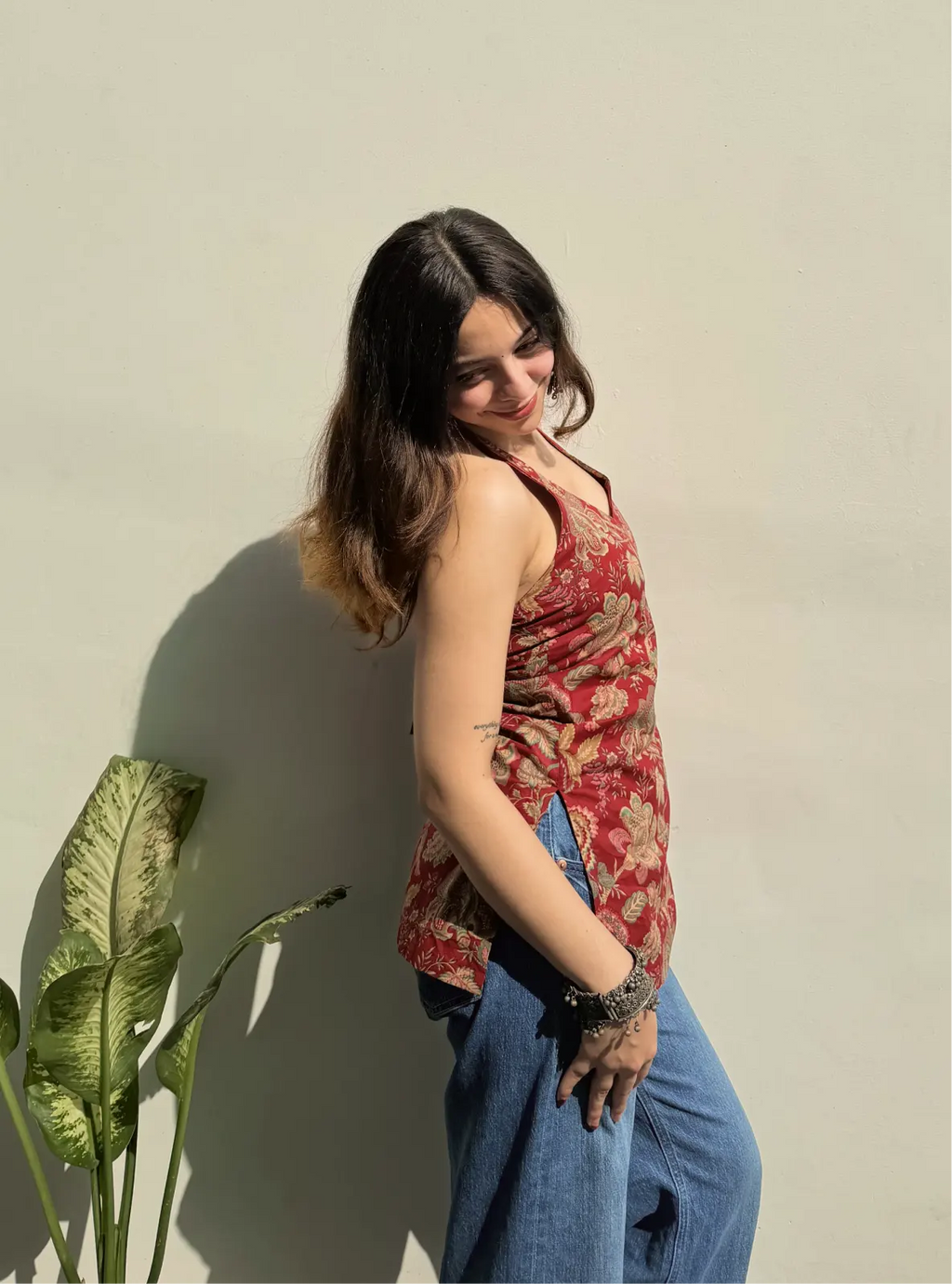 Ruhi Halter Neck Kurti