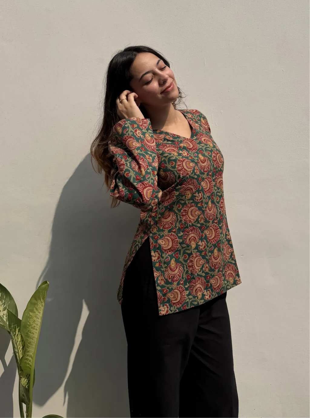 Aanchal Bell Sleeves Kurti