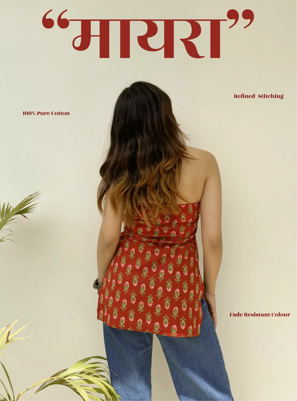 Mayra Halter Neck Kurti