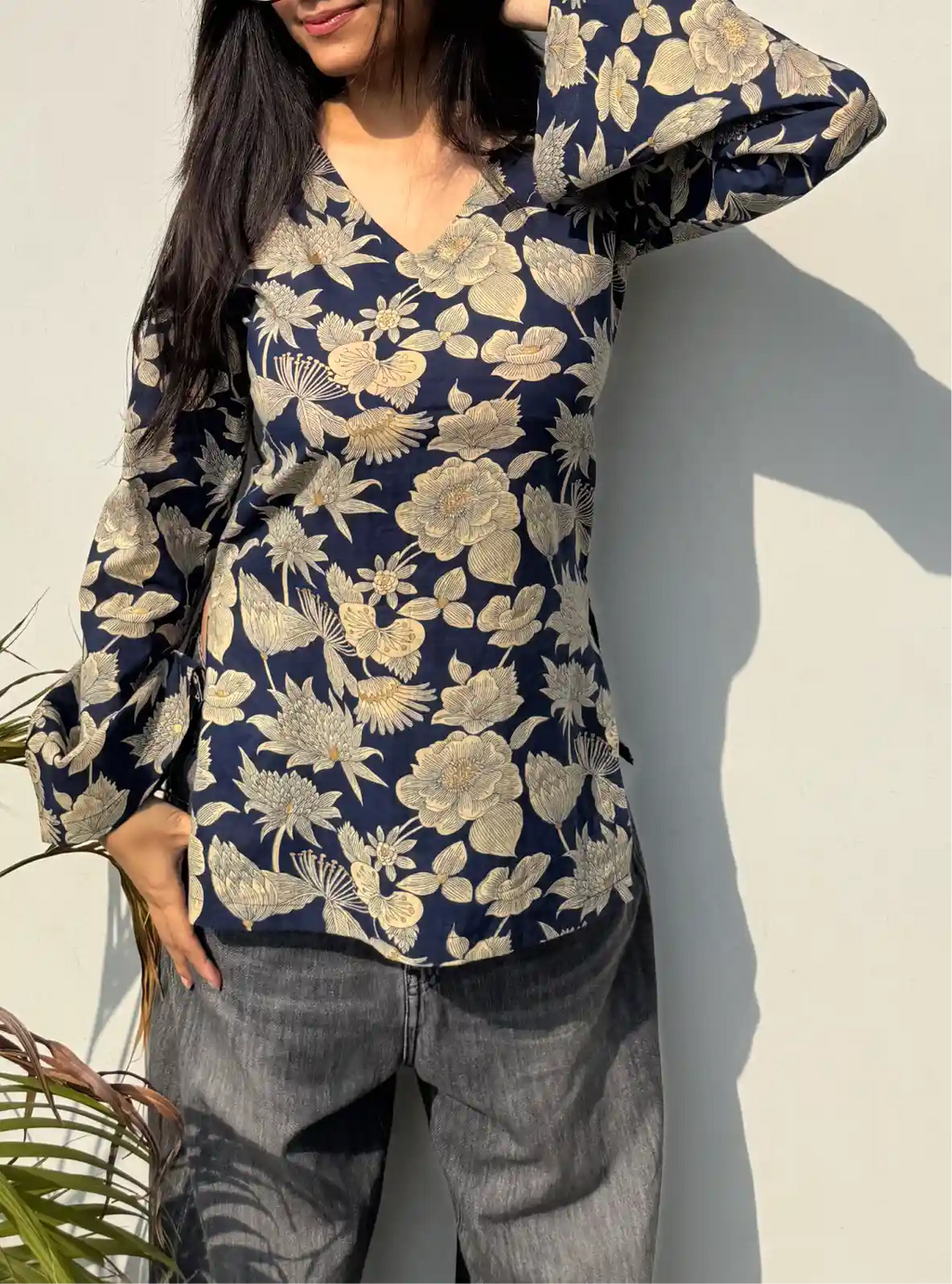 Aashiqui Bell Sleeves Kurti