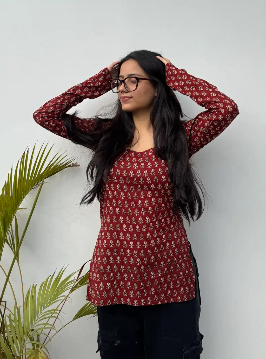 Dilnashi Square Neck Kurti
