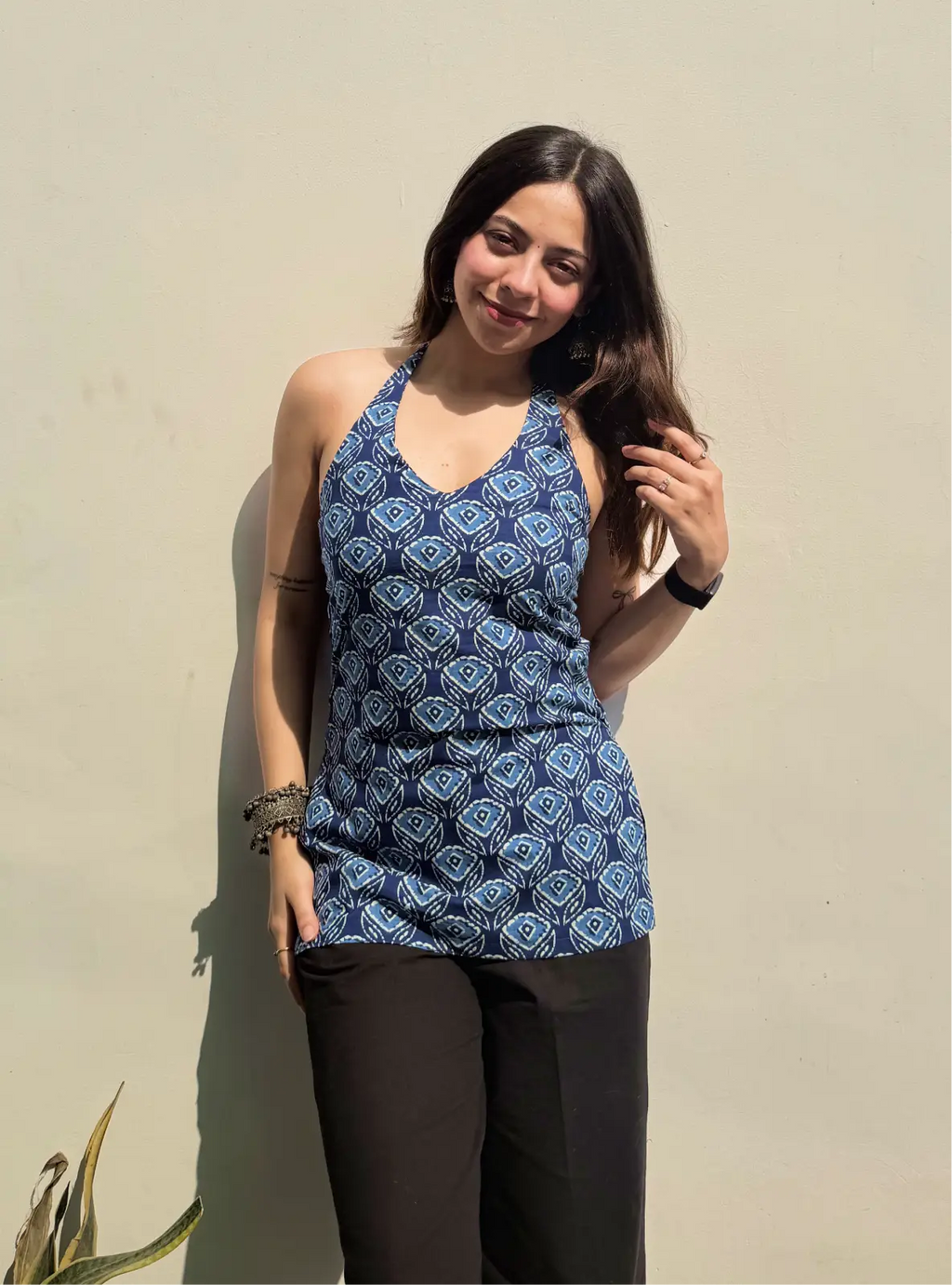 Vayu Halter Neck Kurti