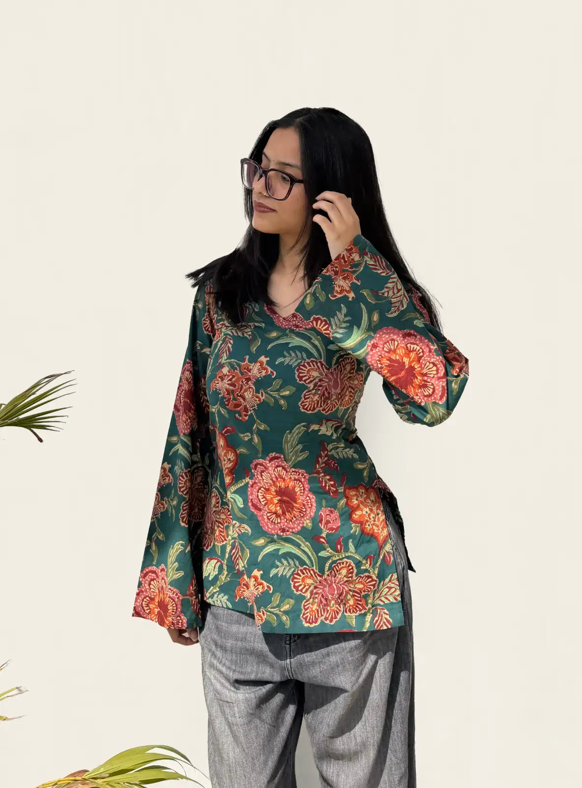 Fatima Bell Sleeves Kurti