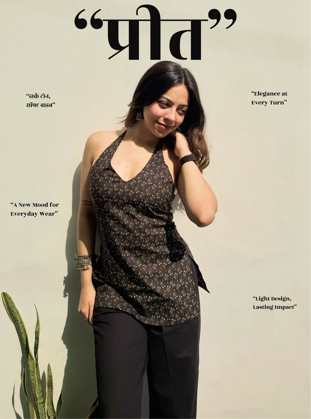 Preet Halter Neck Kurti