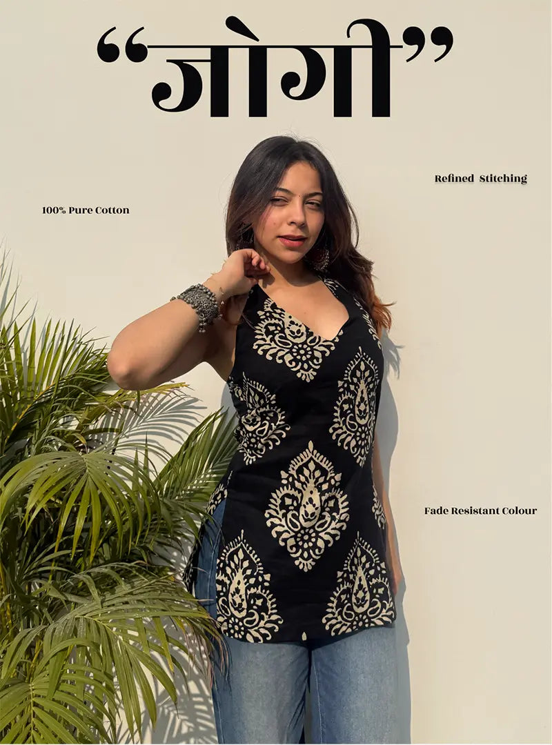 Jogi Halter Neck Kurti