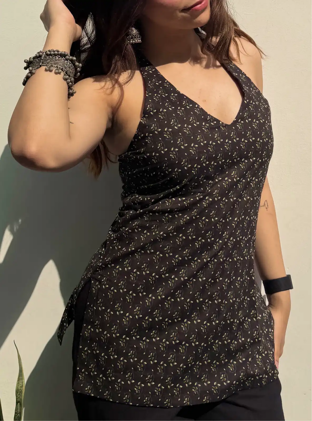 Preet Halter Neck Kurti