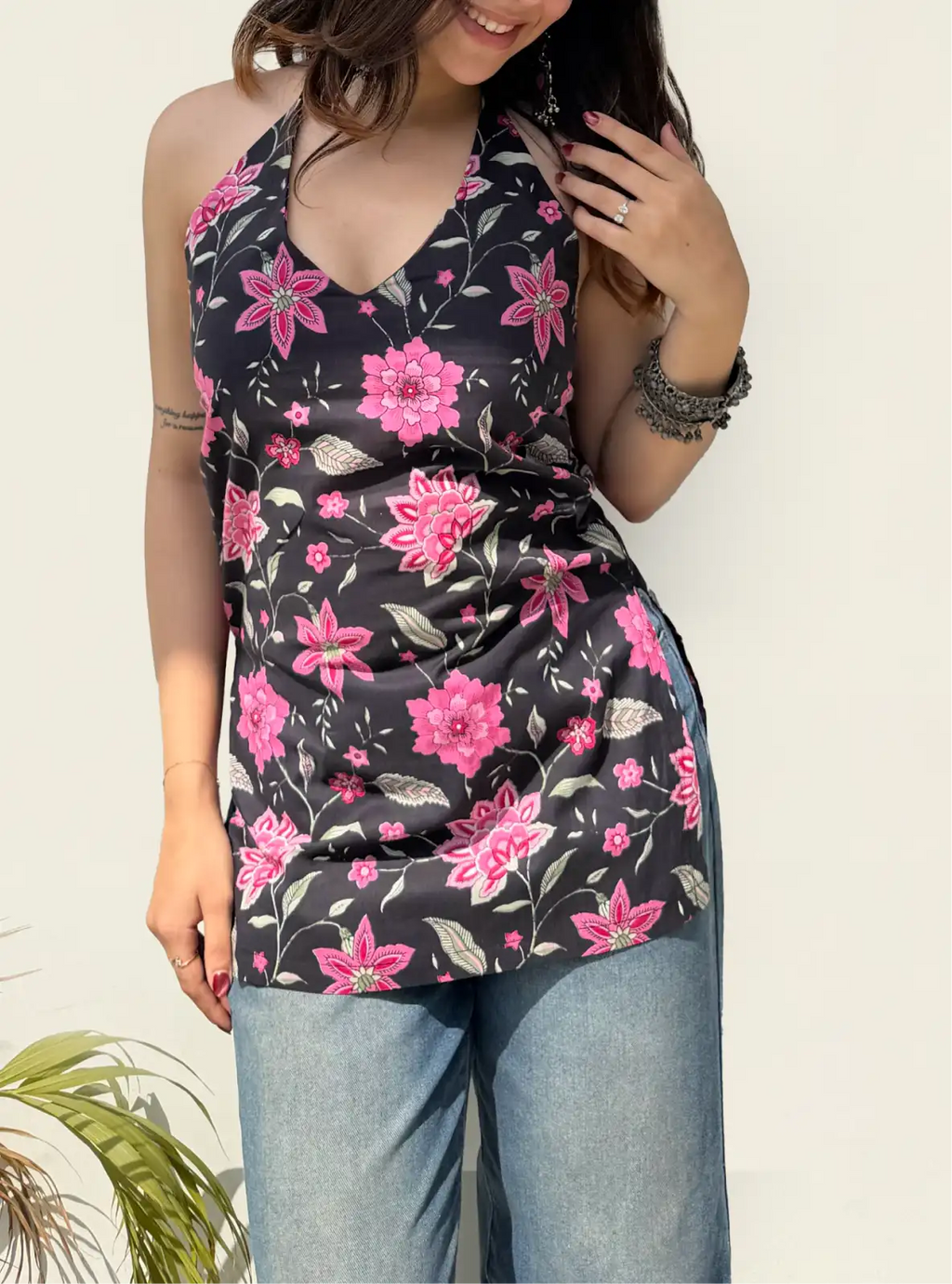 Kamya Halter Neck Kurti