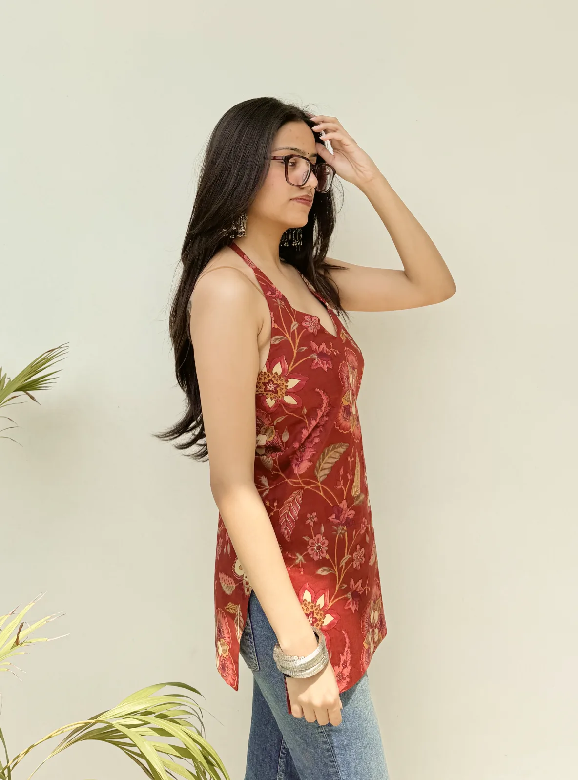 Sana Halter Neck Kurti
