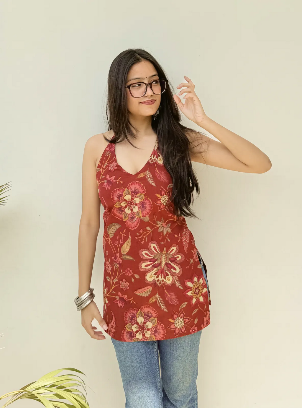 Sana Halter Neck Kurti