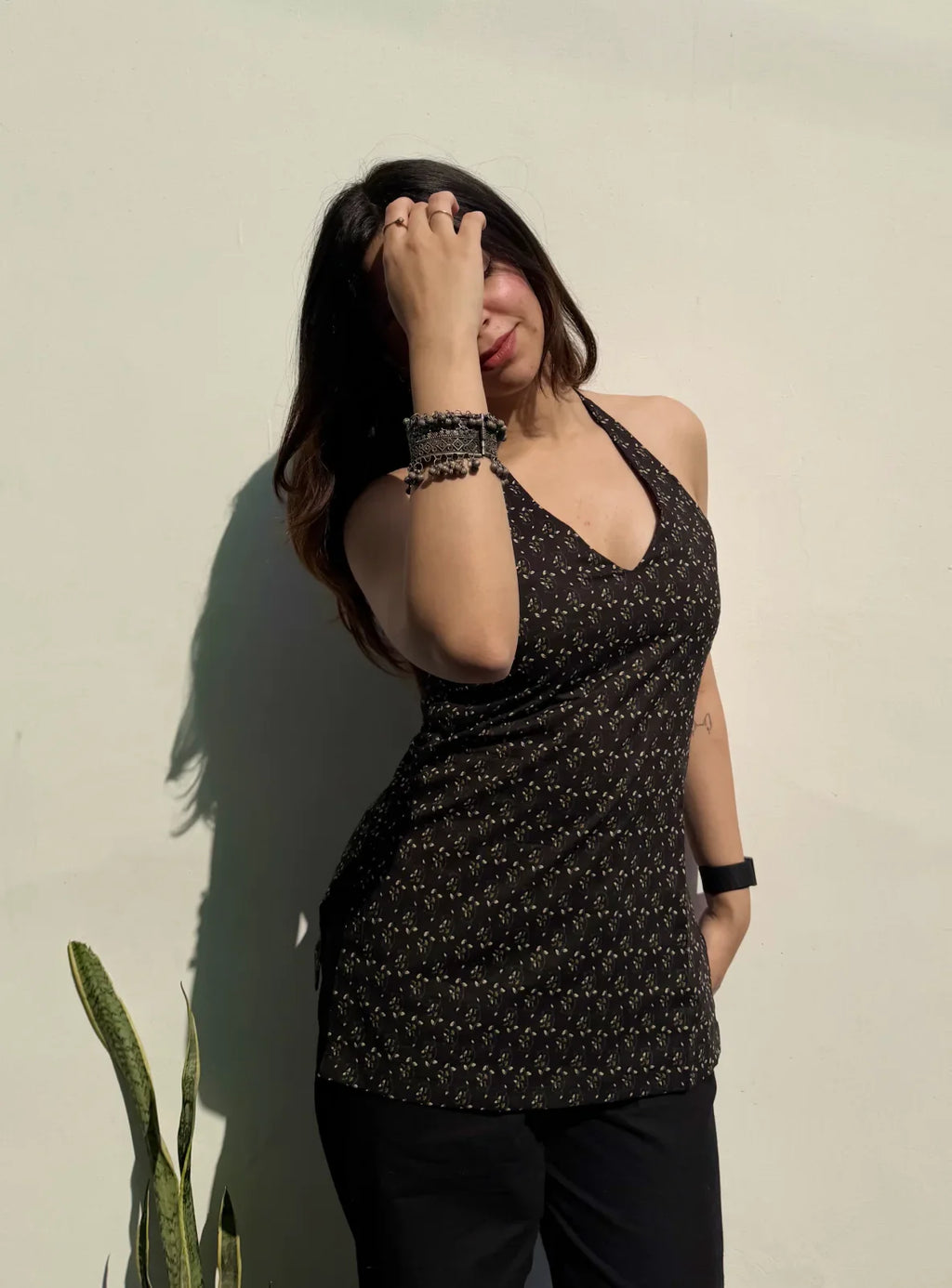 Preet Halter Neck Kurti