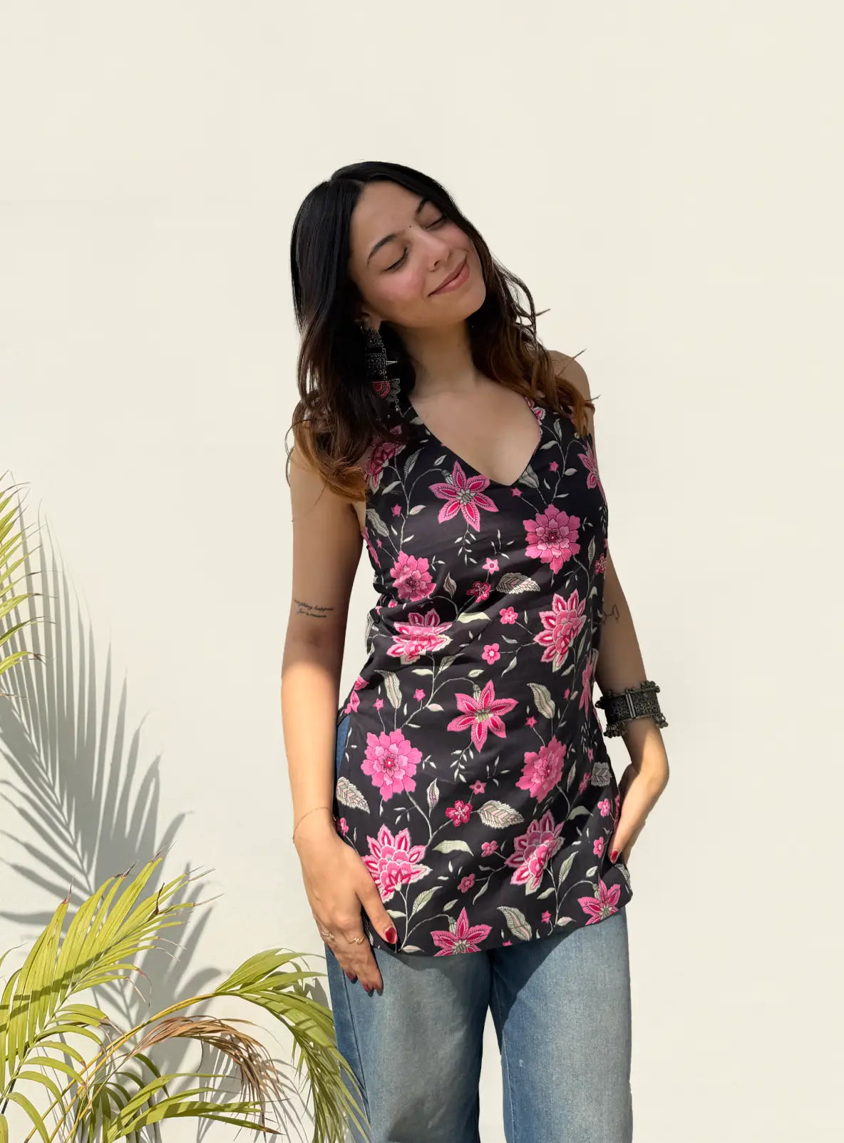 Kamya Halter Neck Kurti