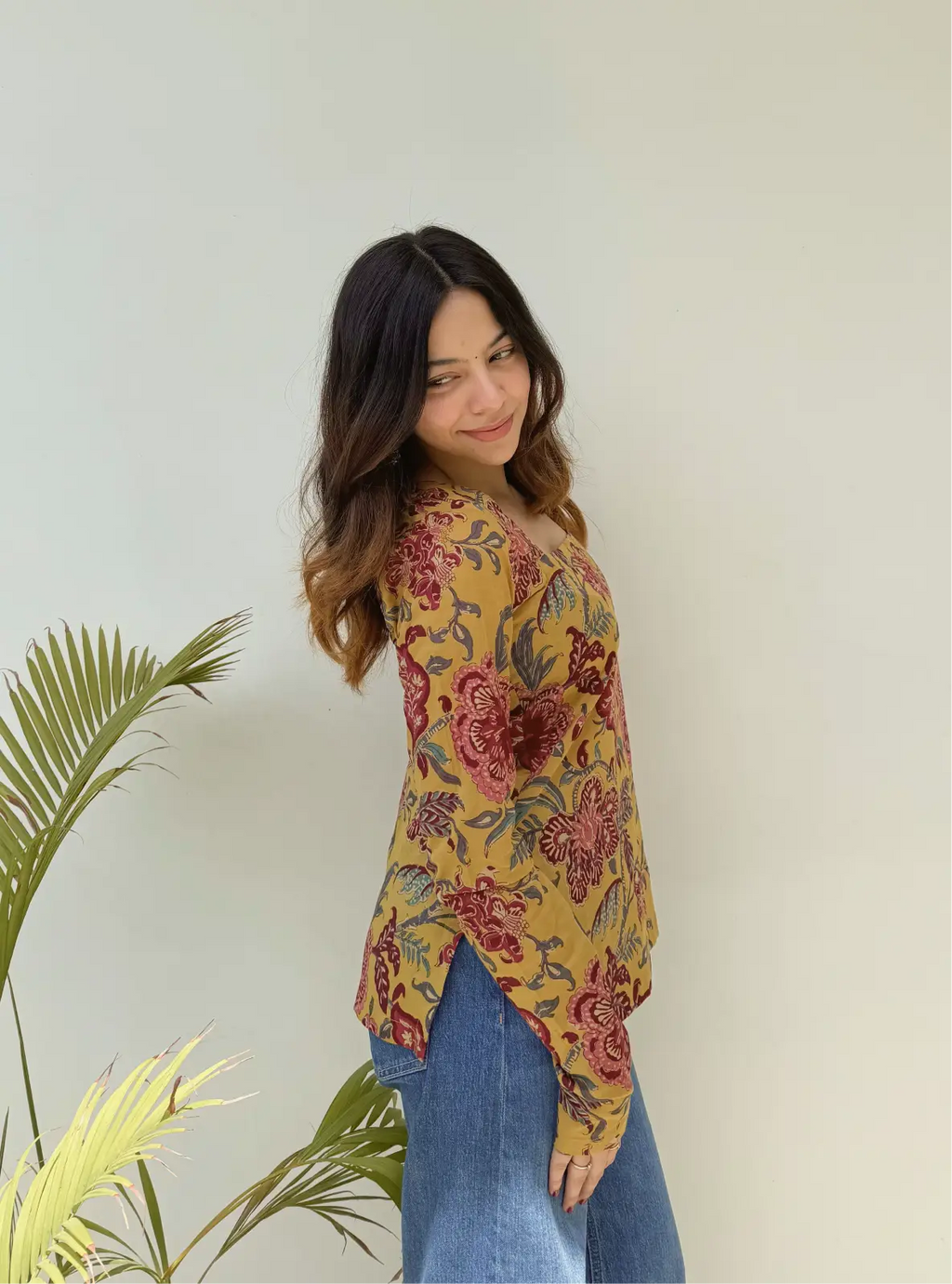 Mehraaz Square Neck Kurti