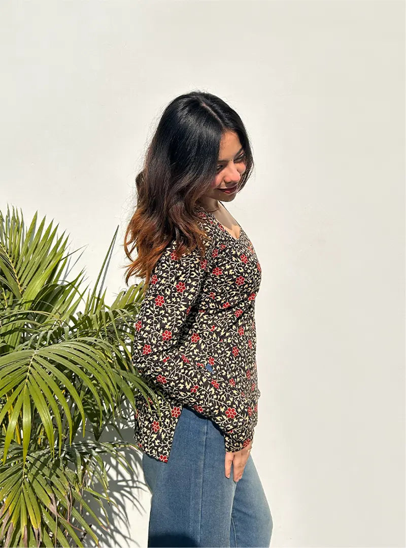 Khayaal Boat Neck Kurti