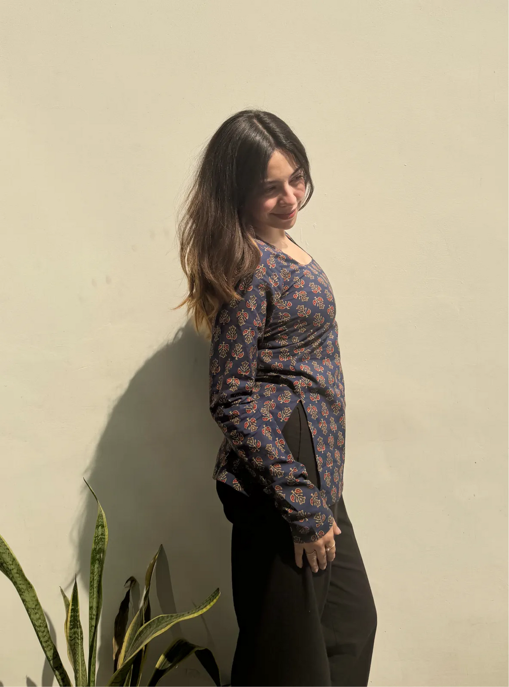 Varsha Boat Neck Kurti