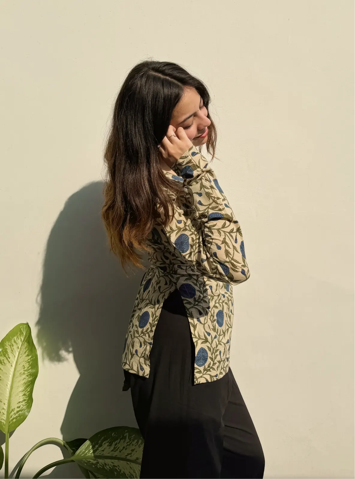 Zariya Corset Back Full Sleeves Kurti
