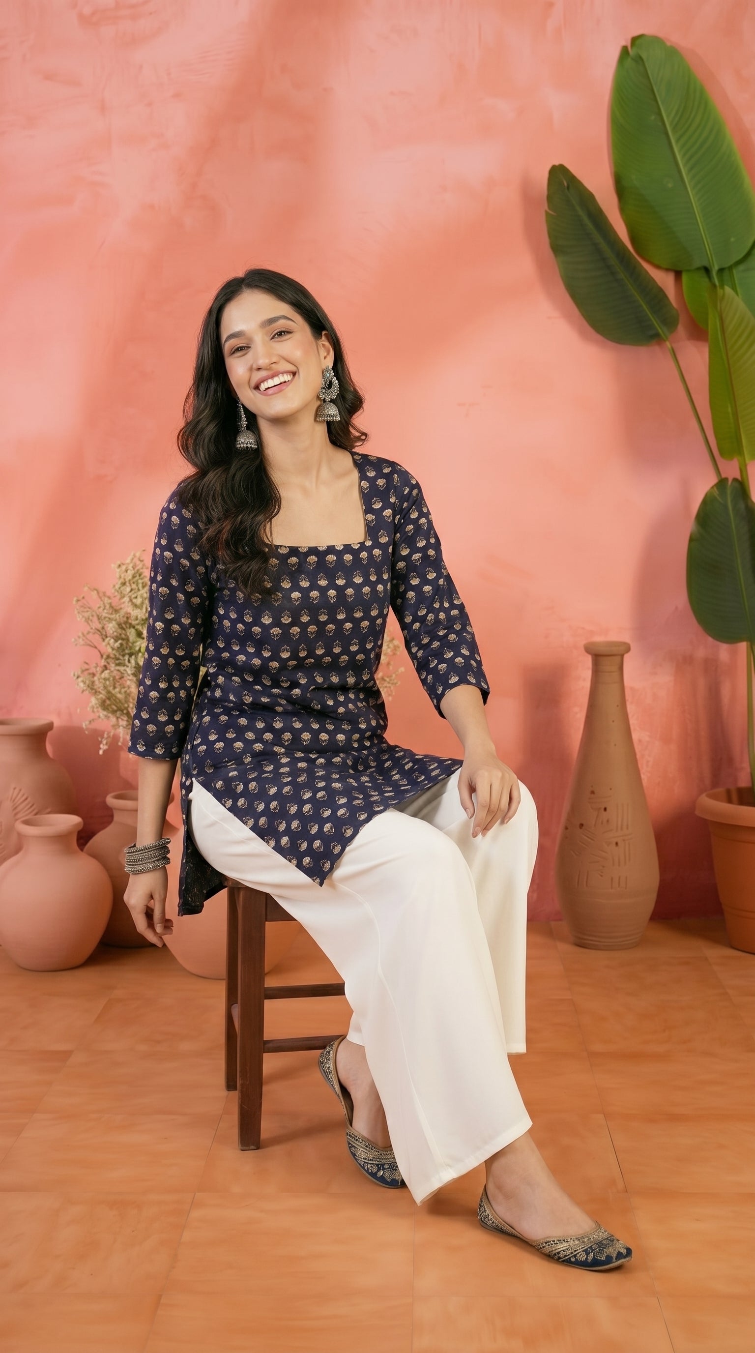 Blue Patti Design Saree