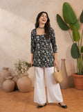 Black Dori Kurti 05 Flower