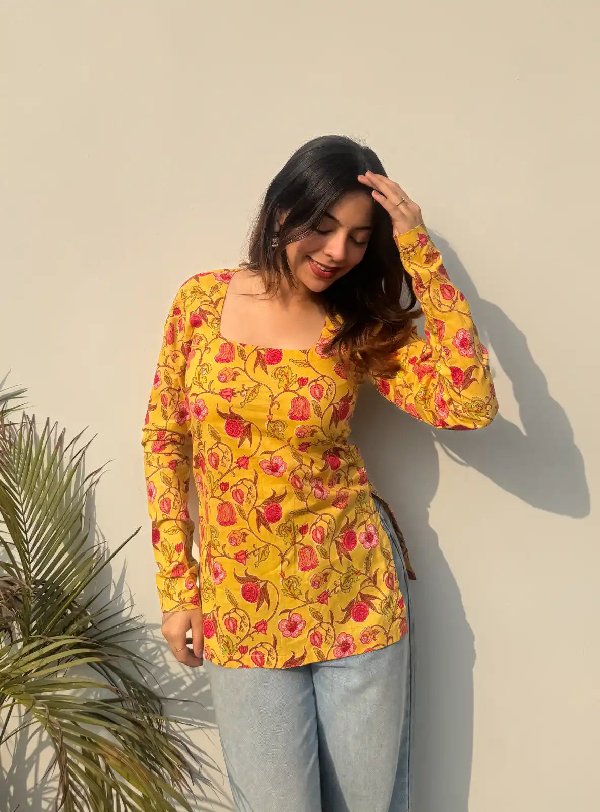 Heeriye Boat Neck Kurti