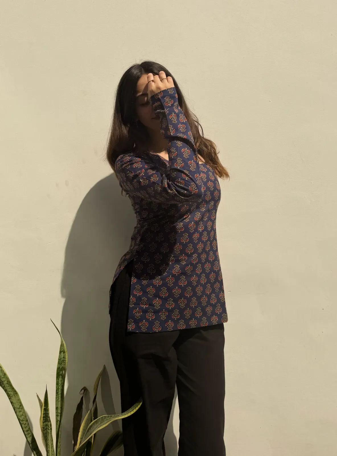 Varsha Boat Neck Kurti