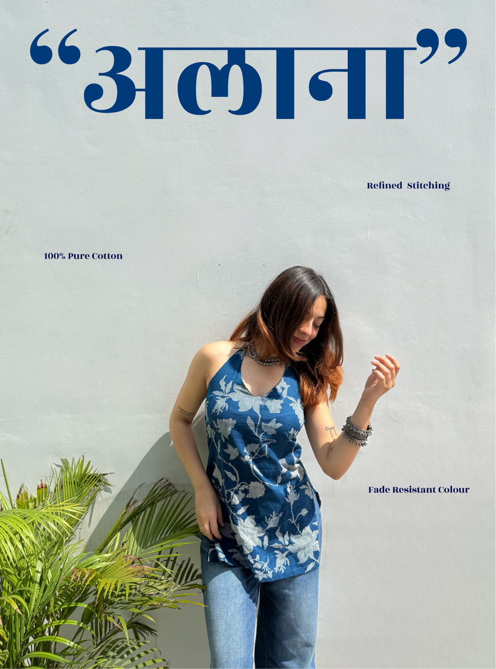 Alana Halter Neck Kurti