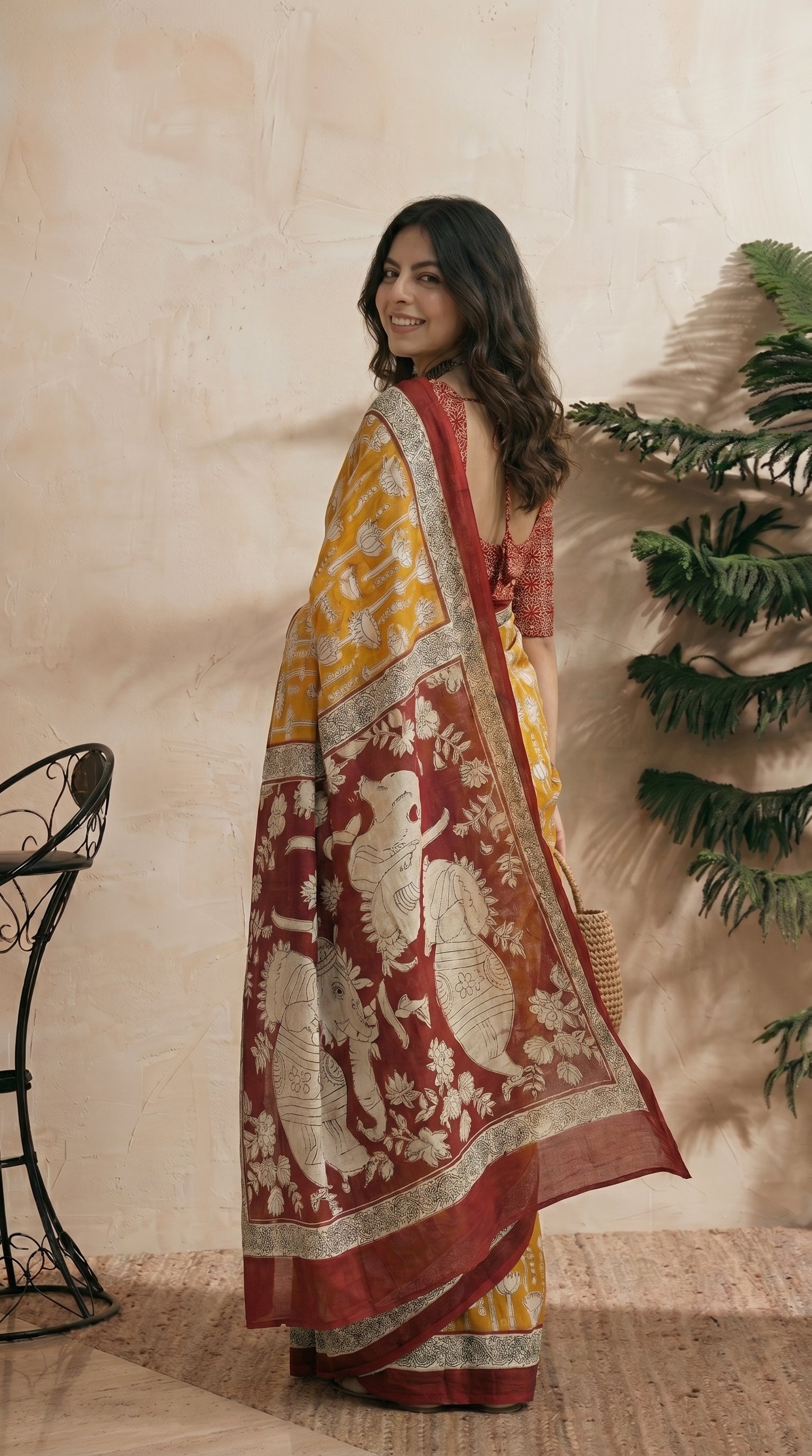 Yellow Saree