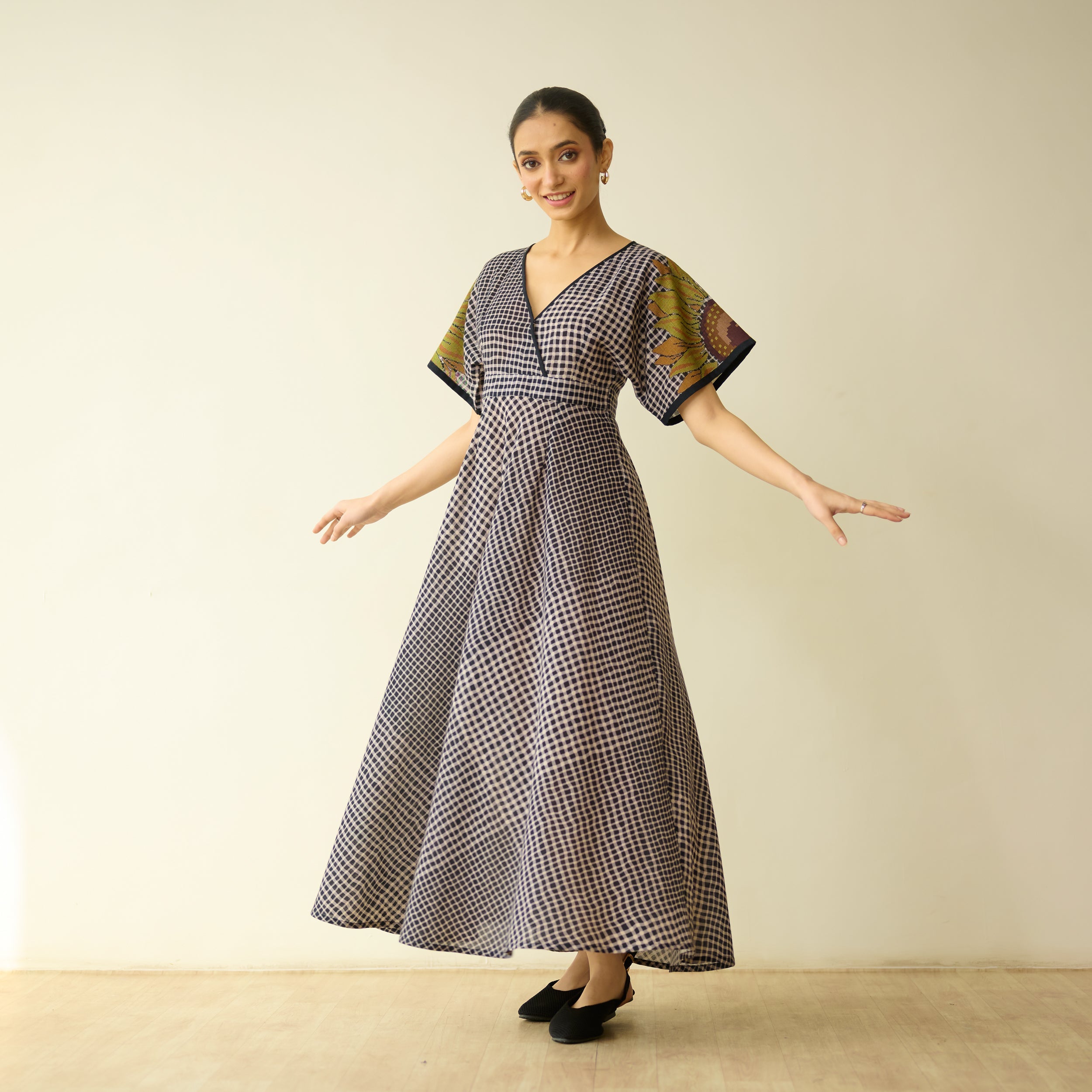 Sunday Slub Cotton Maxi Dress - Charcoal