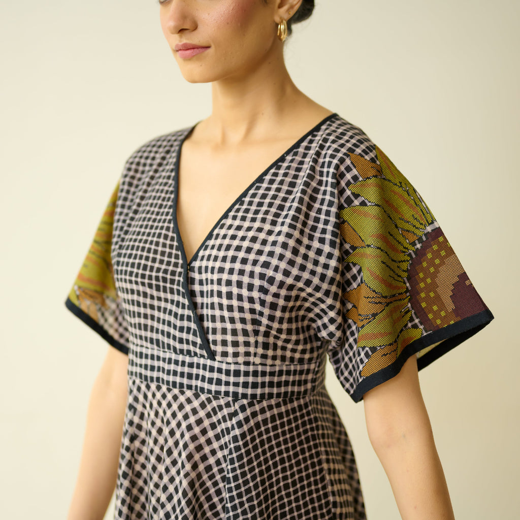 Sunday Slub Cotton Maxi Dress - Charcoal