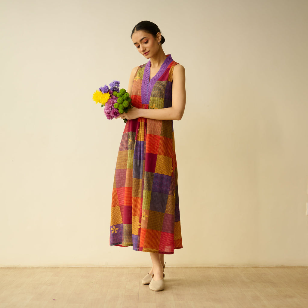 Aurora Loom Fine Slub Cotton Dress - Many Hues