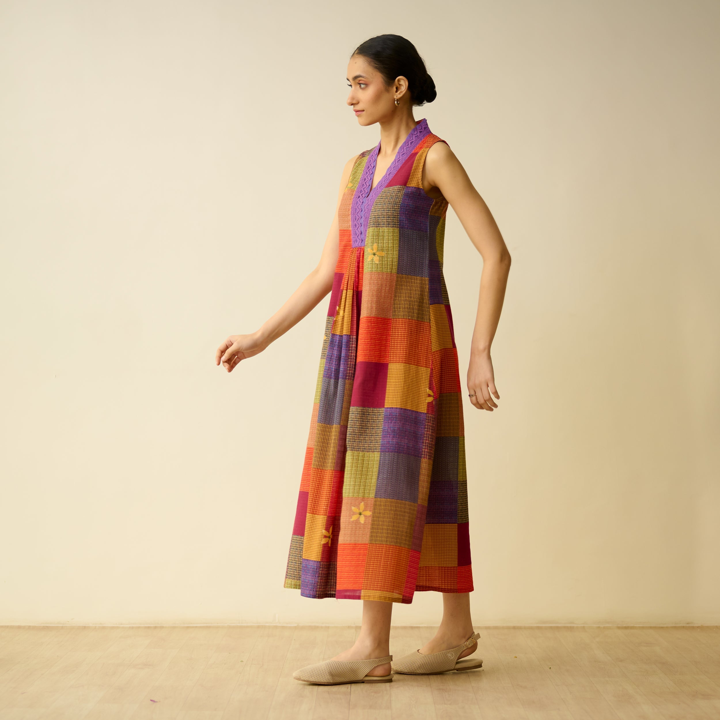 Aurora Loom Fine Slub Cotton Dress - Many Hues