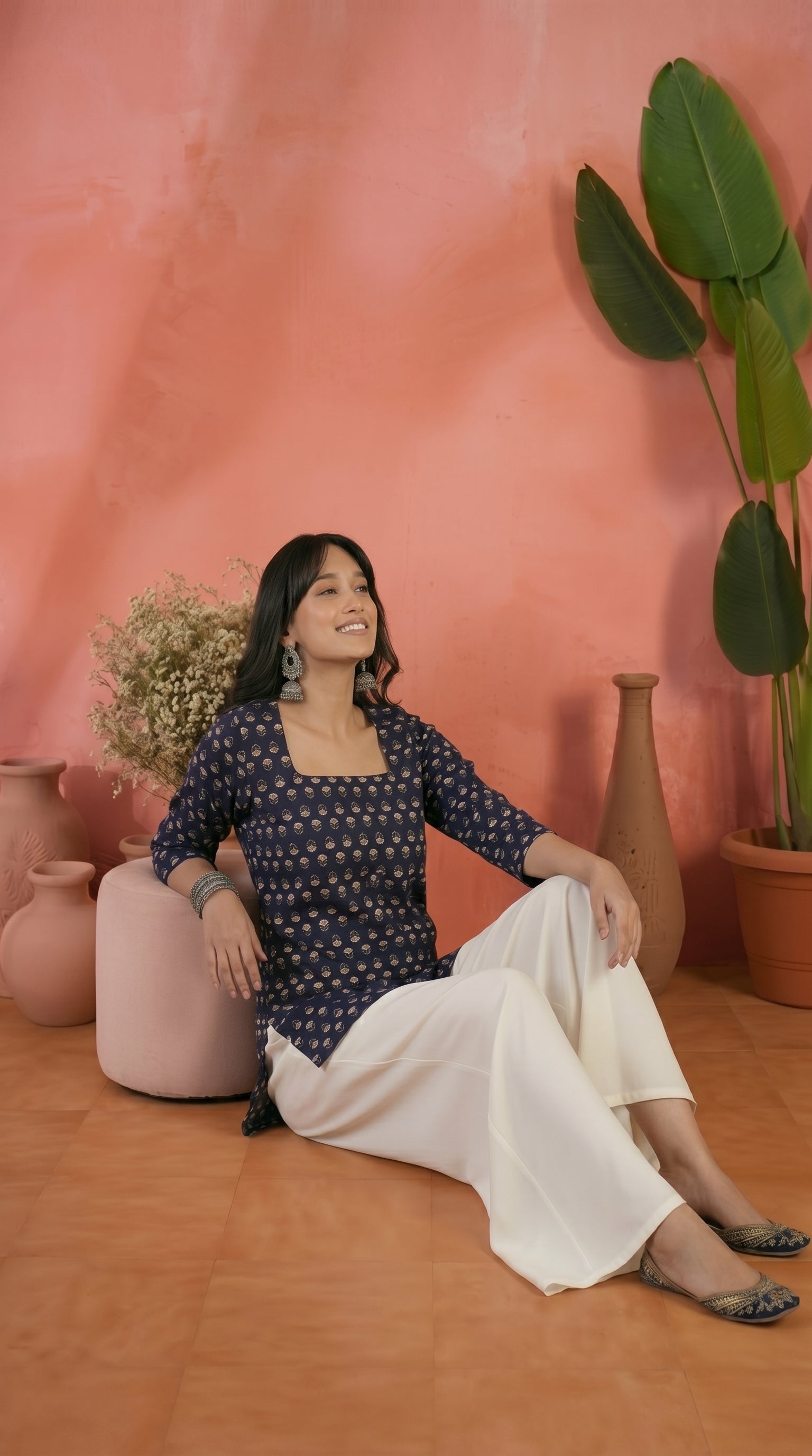 Blue Patti Design Saree