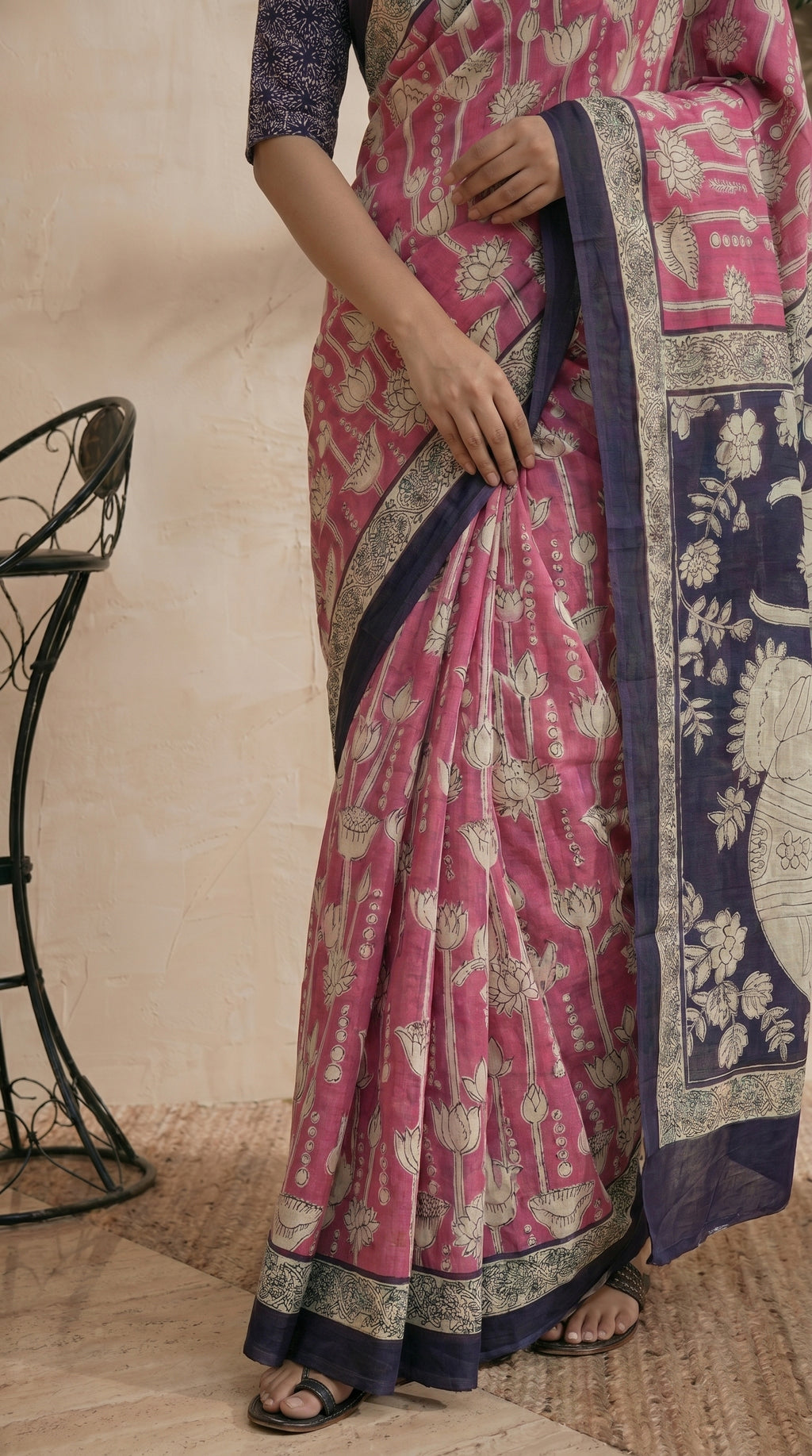 Pink Saree