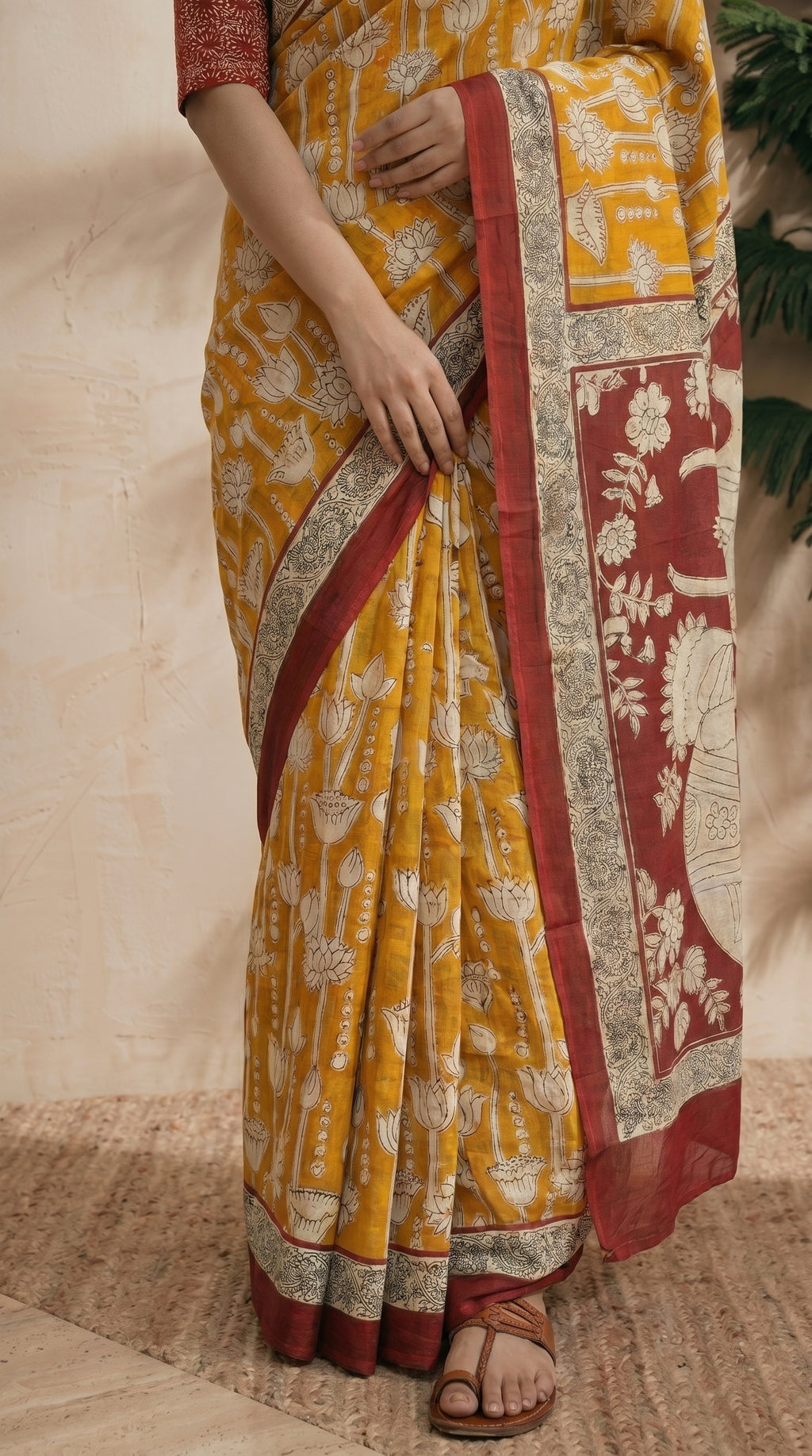 Yellow Saree
