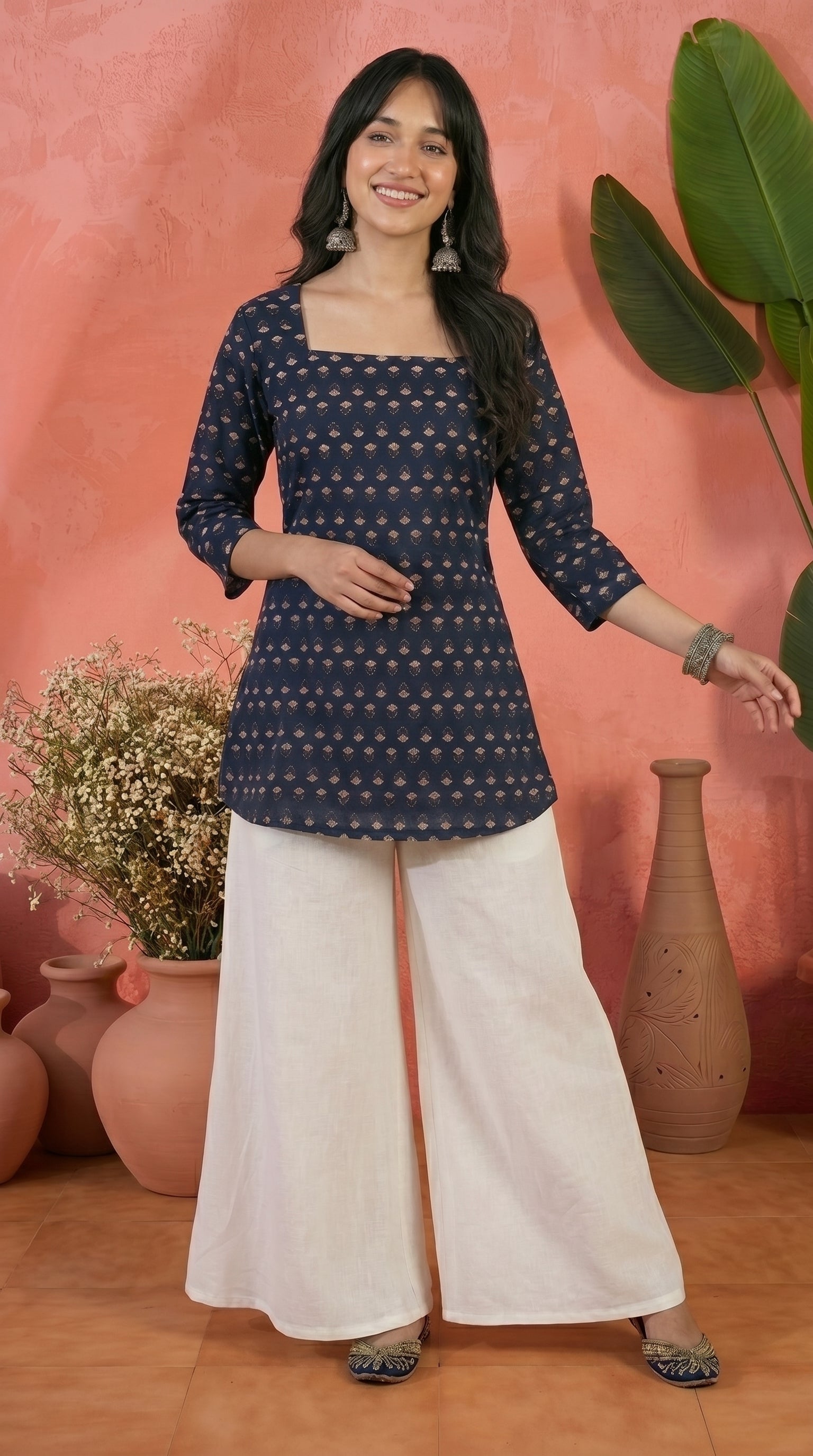Blue Patti Design Saree